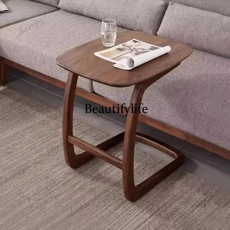 Brown Coffee Tables Living Room Walnut Salon Side Coffee Tables Sofa Apartment Nightstands Escritorio Nordic Furniture
