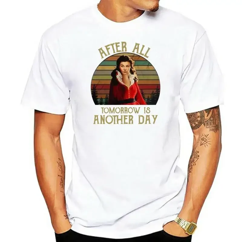 Scarlett O'Hara After All Tomorrow Is Another Day Retro Vintage Ladies Tshirt