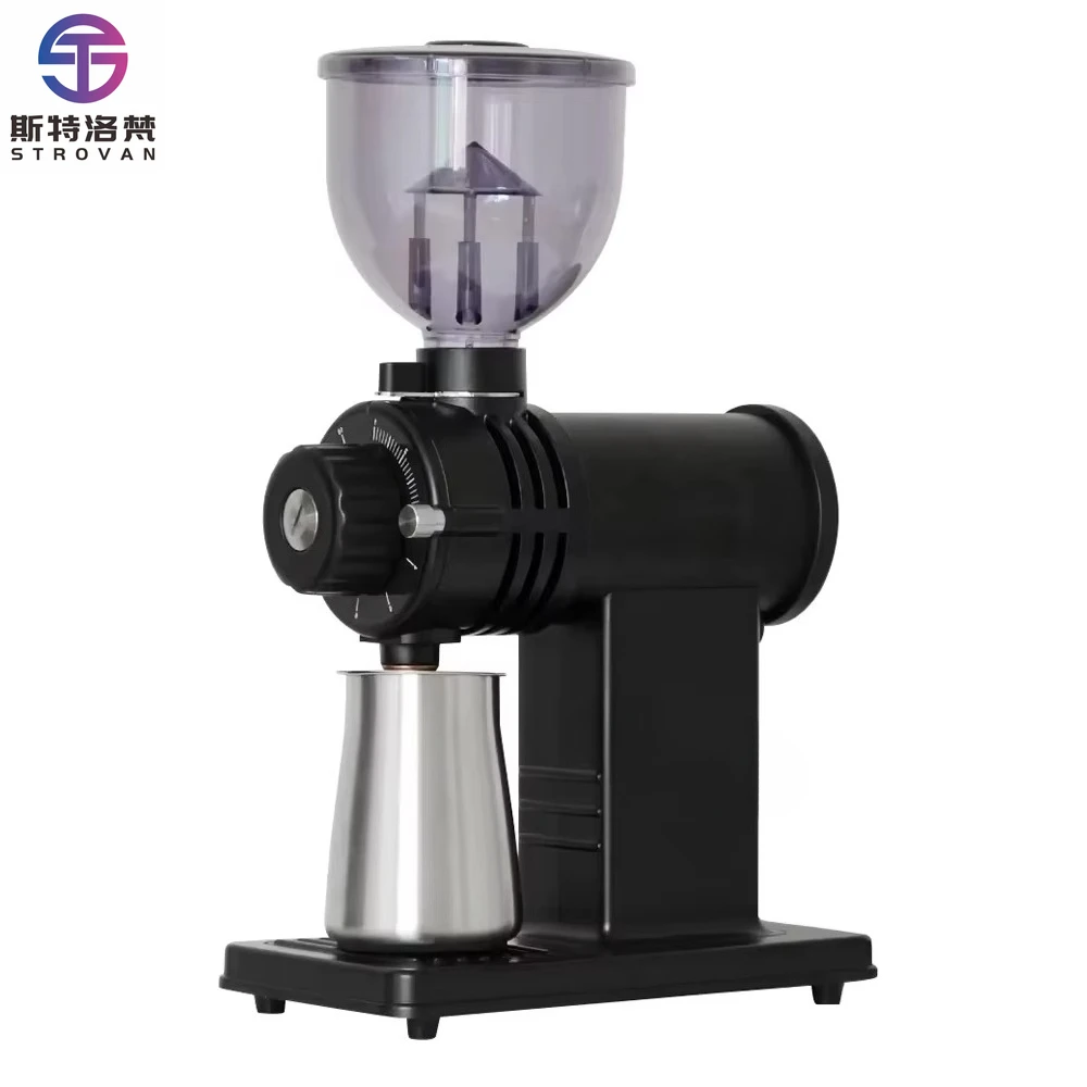 

Electric Coffee Grinder Coffee Miller Burr Grinder Level 1-10 Regulating Valve extra Hard Fine Grinding Black/yellow/pink