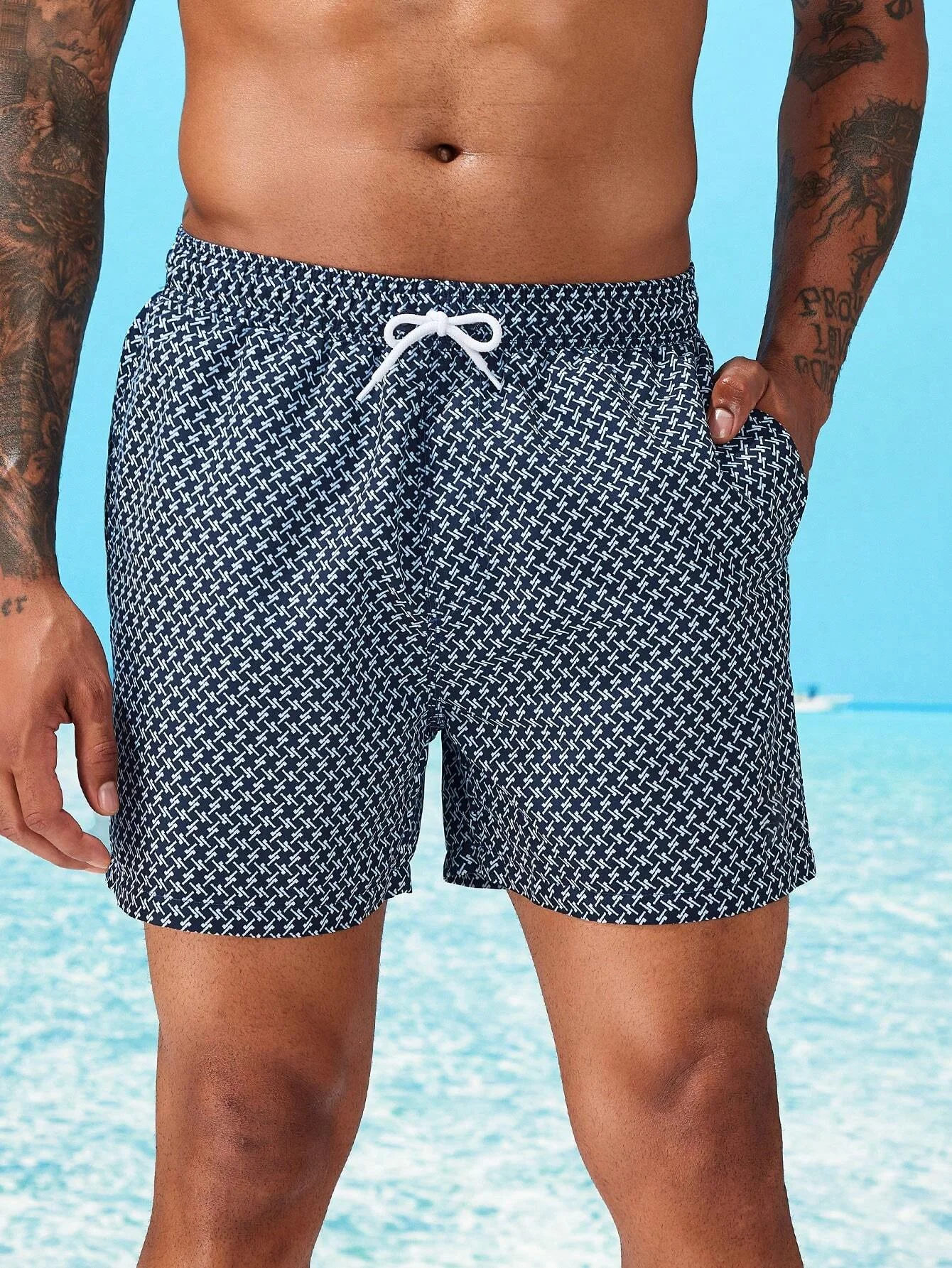 New Men's Shorts 3d Turtle Print Holiday Polyester Swimming Trunks Summer Beach Surfboard Shorts Hawaiian Shorts