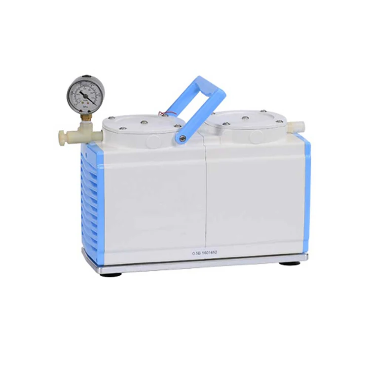 Higher Efficiency Lab Electric Diaphragm Vacuum Pump Oil Free Chemical Resistant Laboratory