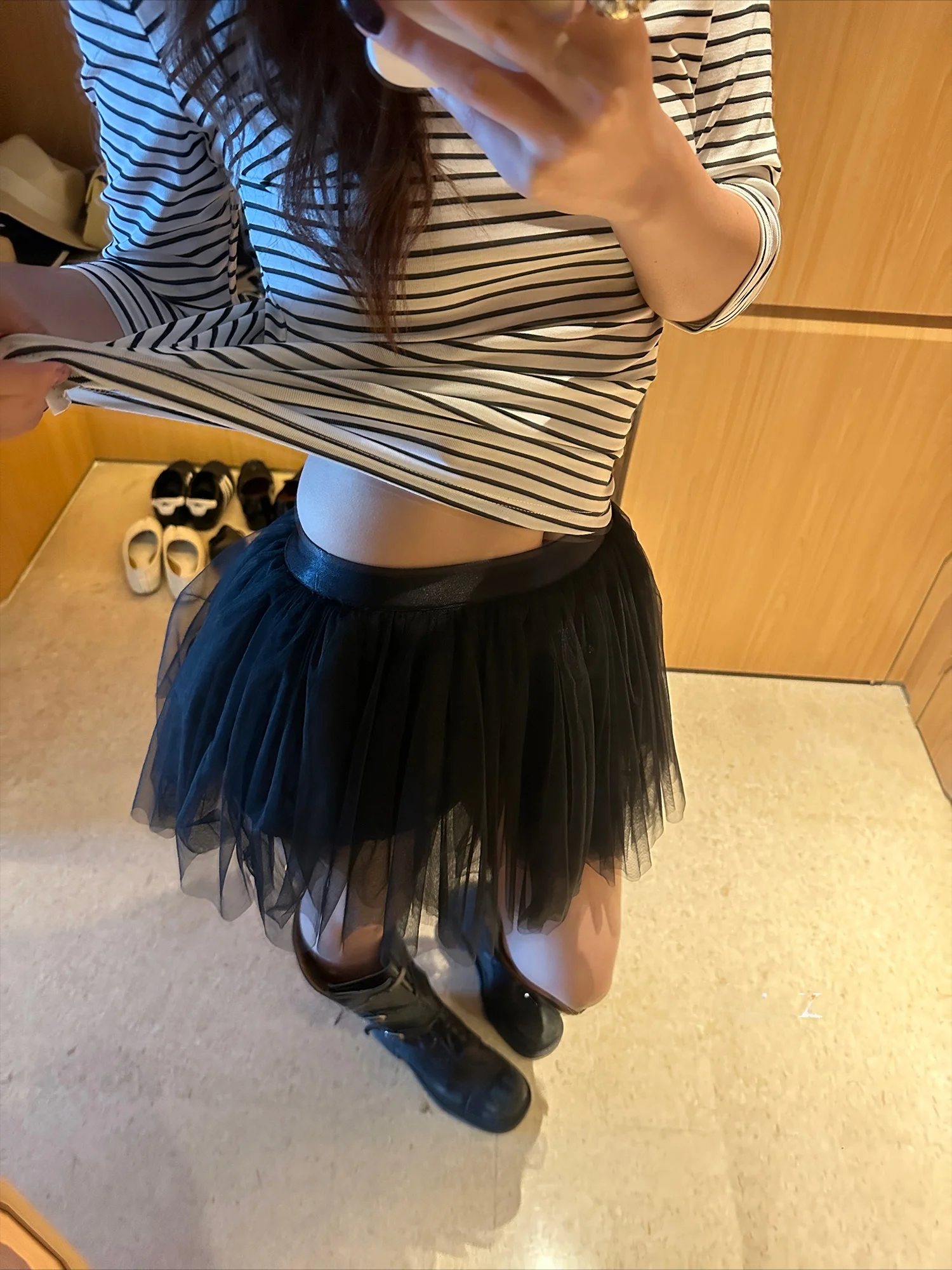 

Юбка Falin X Bla из фатина, женская летняя асимметричная юбка-«рыбий хвост» с низкой талией, пышная юбка-балетка средней длины