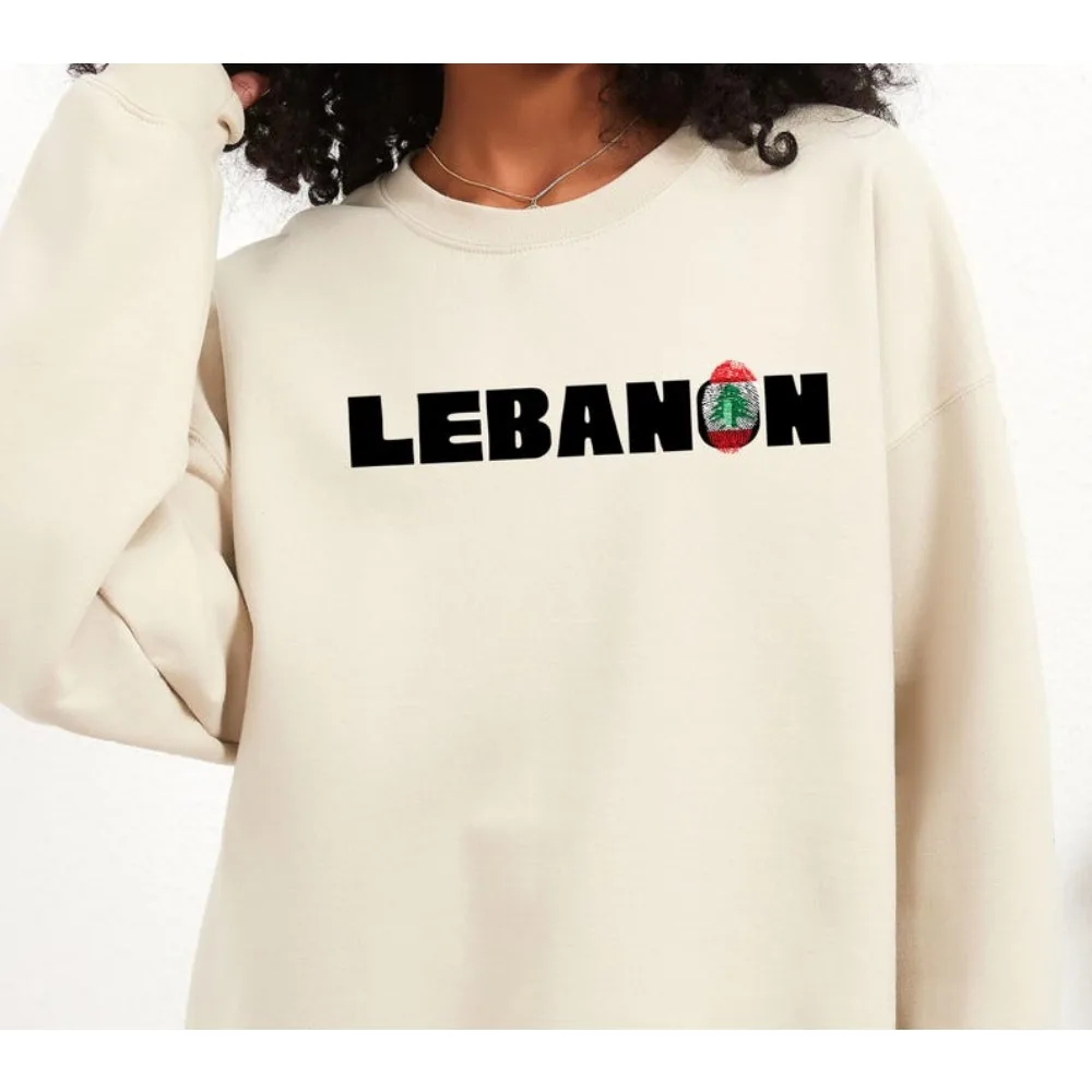 Lebanese Hoody for Friend Lebanon Art Sweatshirt Flag Long Sleeve Hoodies Beirut Crewneck Autumn Winter Sweatshirt Lebanese Tops