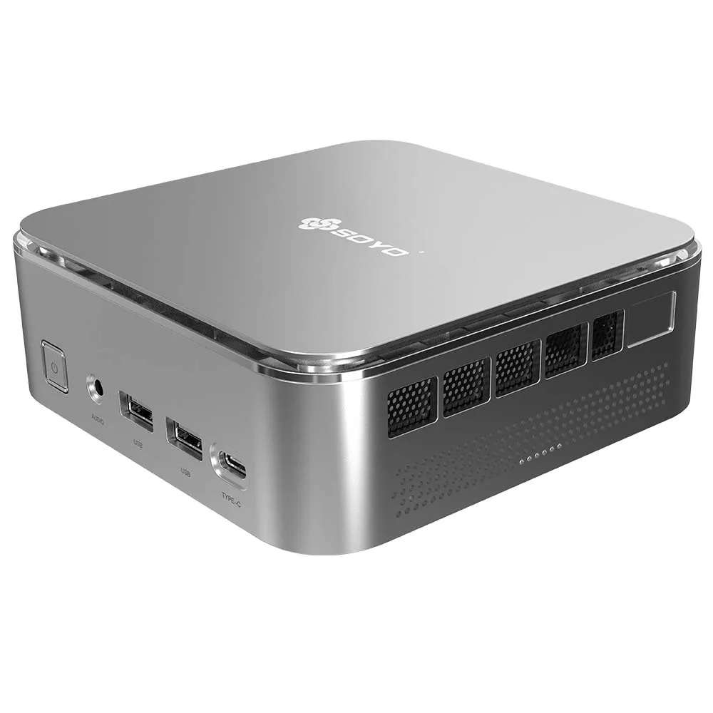 SOYO NcuBox S4 PLUS MINI PC Ryzen 7 H255 DDR5 5600Mhz (Upt 64GB) PCIe3.0 Nvme SSD WIFI6E BT5.2 8K HD Mini PC Diy Gaming Computer
