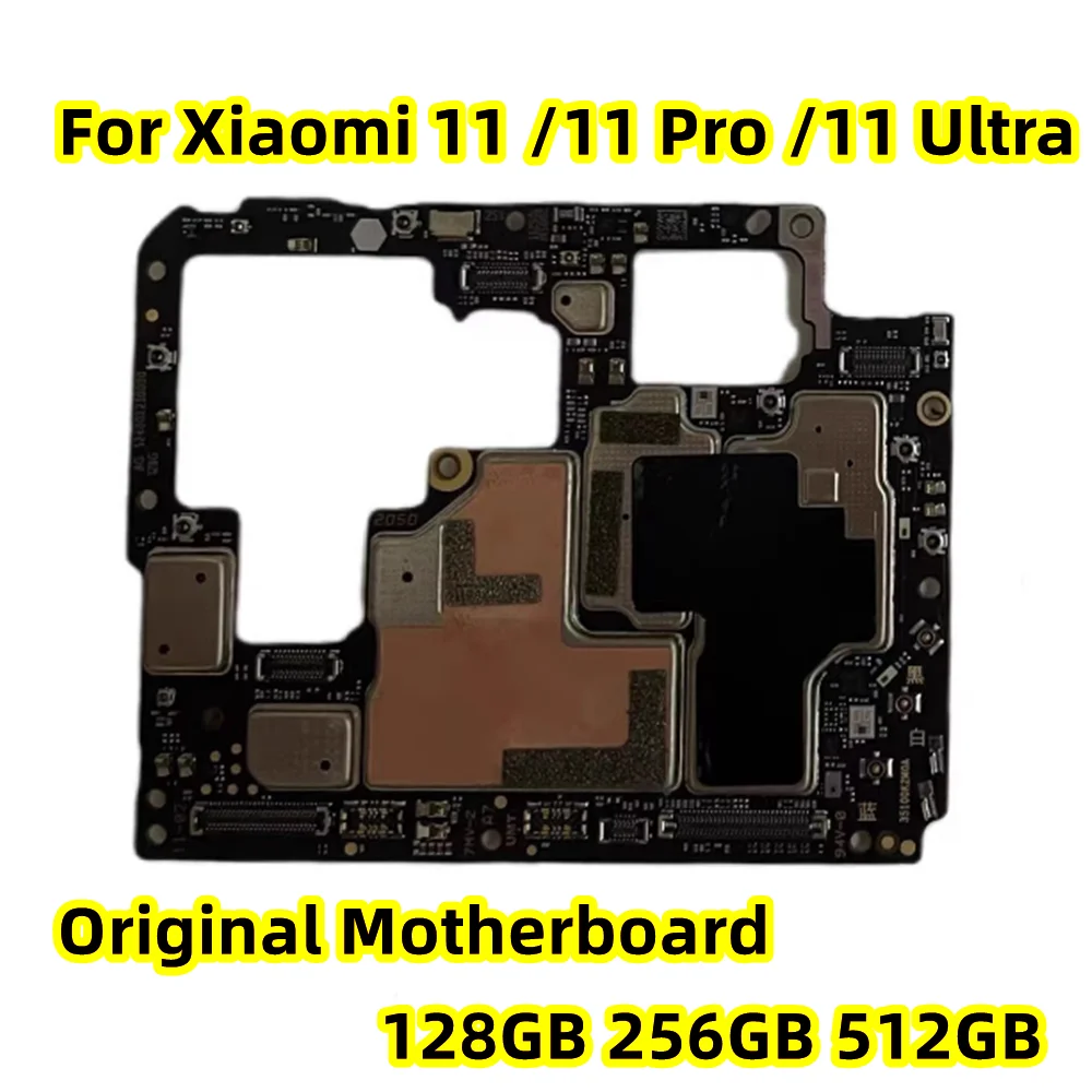 

Original Mainboard For Xiaomi 11 Pro Mi 11 Ultra Motherboard Unlocked Logic Main Board Chip Circuits Work 128/256/512GB Replace