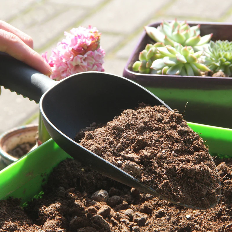 1 * Flower Vegetables Planting Soil Loosening Shovel Home Gardening Tools Shovels Cat Litter Spatula Balcony Gardening Shovel