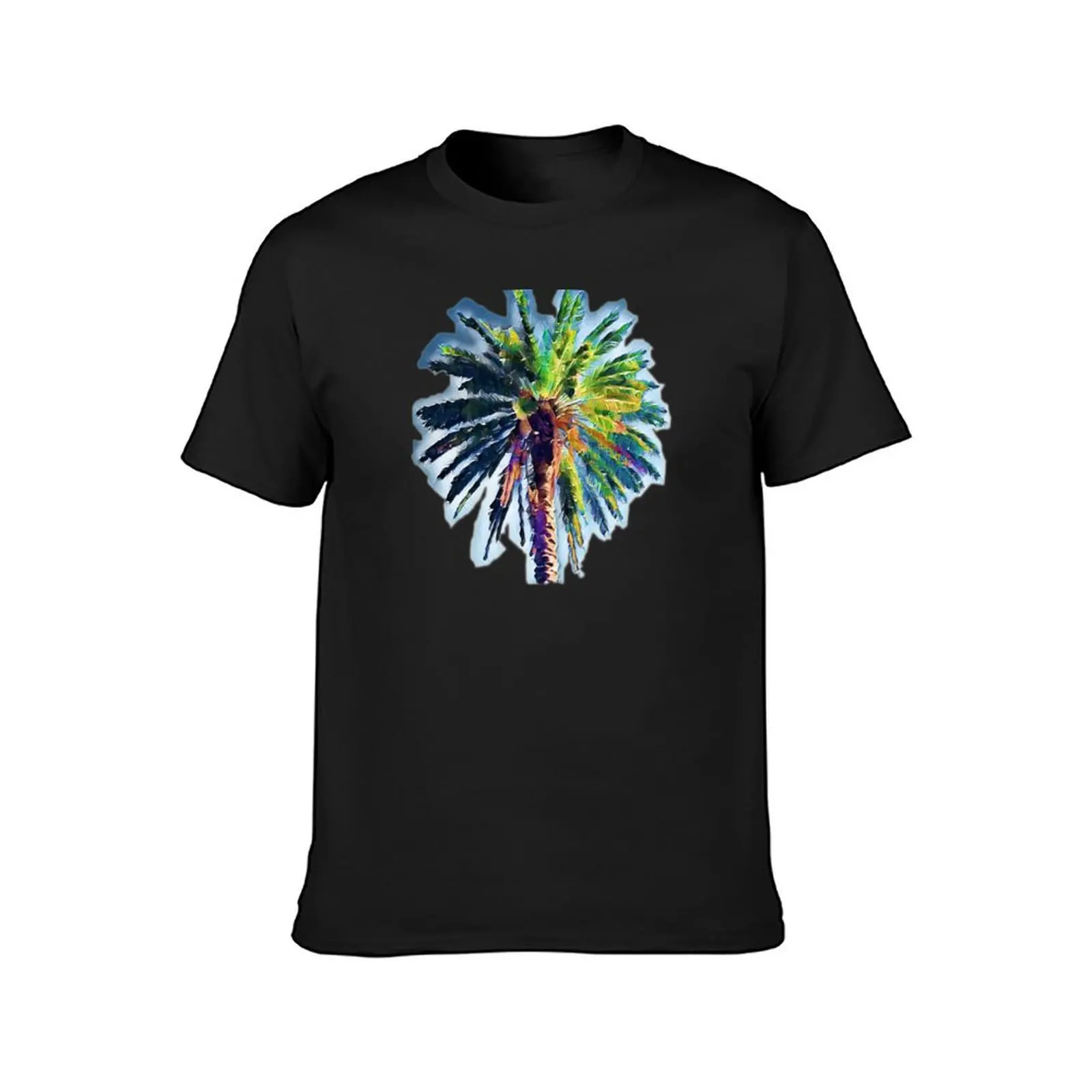 Palm Tree Shape T-Shirt kawaii clothes boys whites mens graphic t-shirts funny