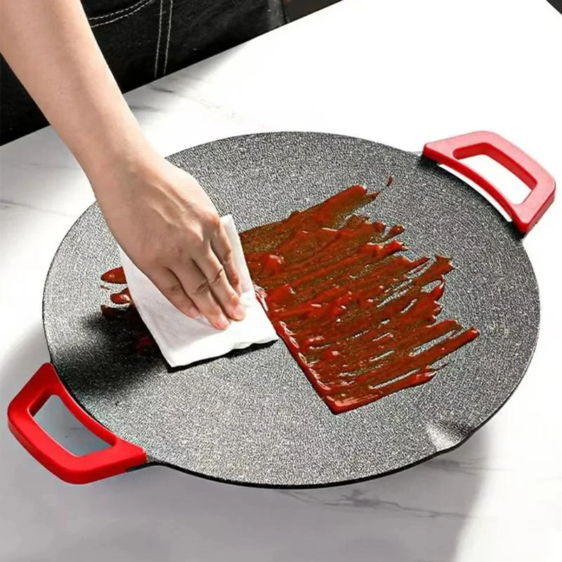 Electric Indoor Griddle Pan,Non-Stick Electric Bbq Grills,Portable Countertop Electric Grills Pan,For Family Gathering image 4