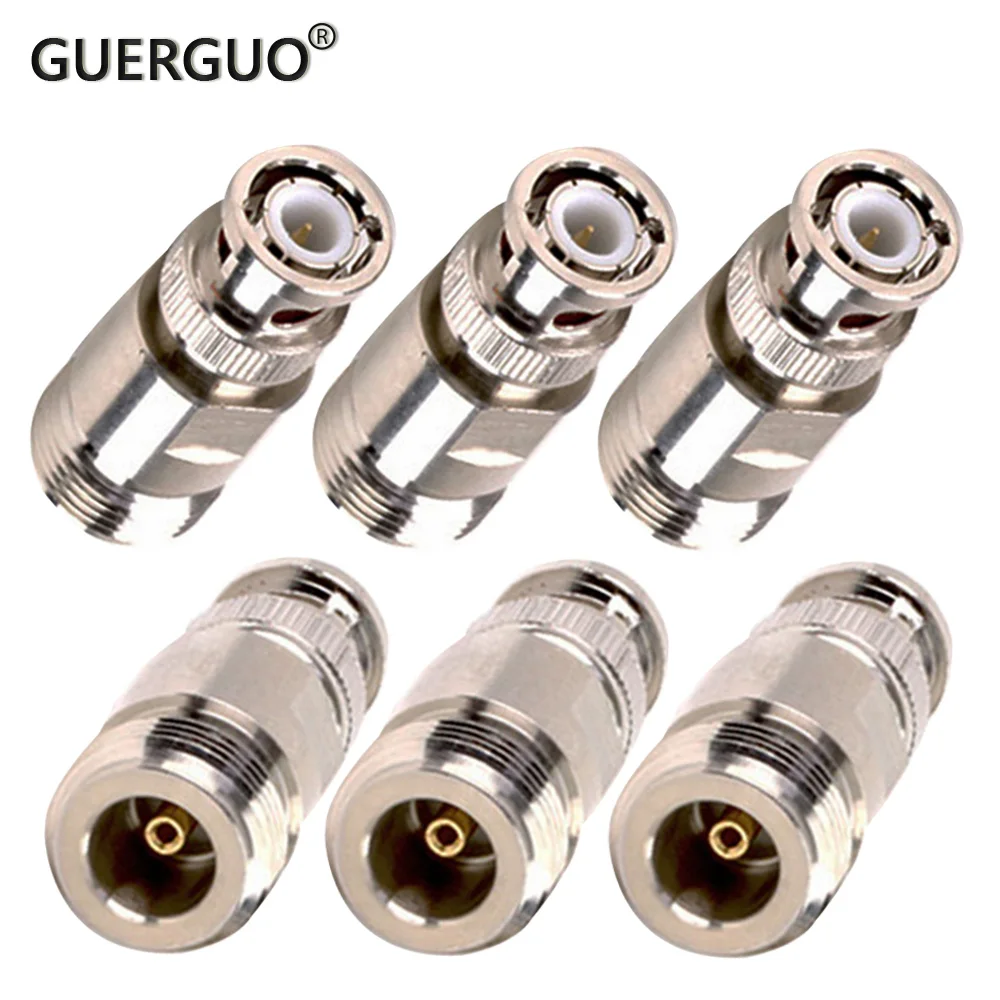 1PC RF Coaxial Adapter BNC Male/Female to N Female Connector Test Converter Kit for CB Radio Extension Cable Wire Terminals