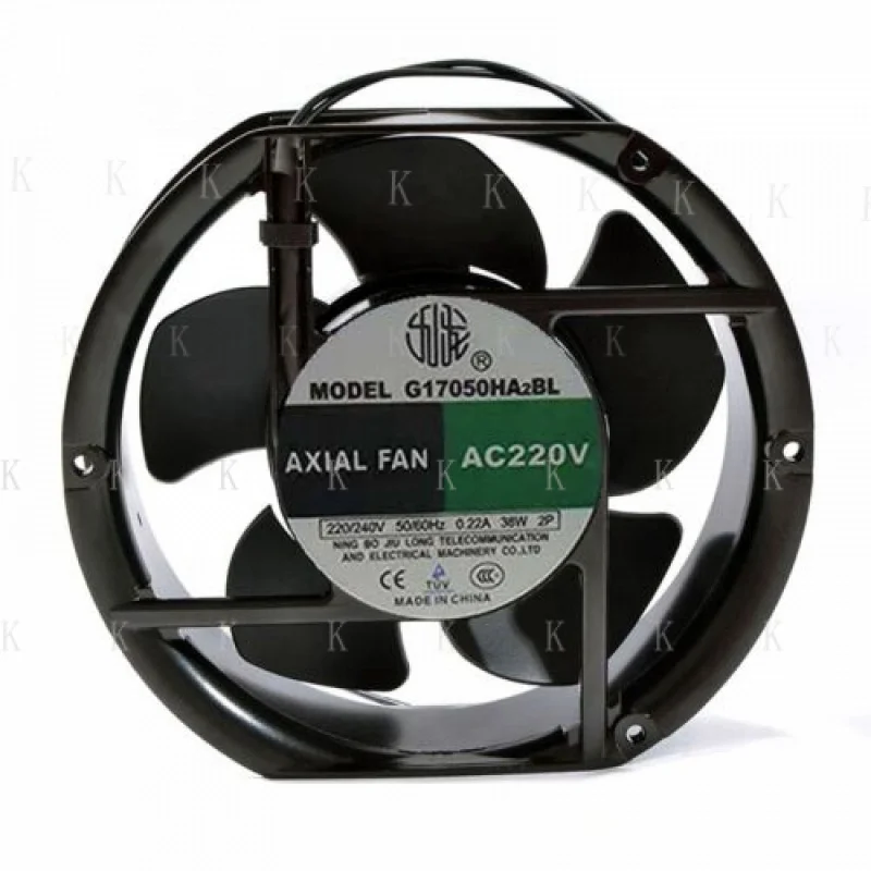 

C 1 шт. для длинного осевого вентилятора JIU G17050HA2BL 17050 17 см AC 220 В 2-проводной охлаждающий вентилятор