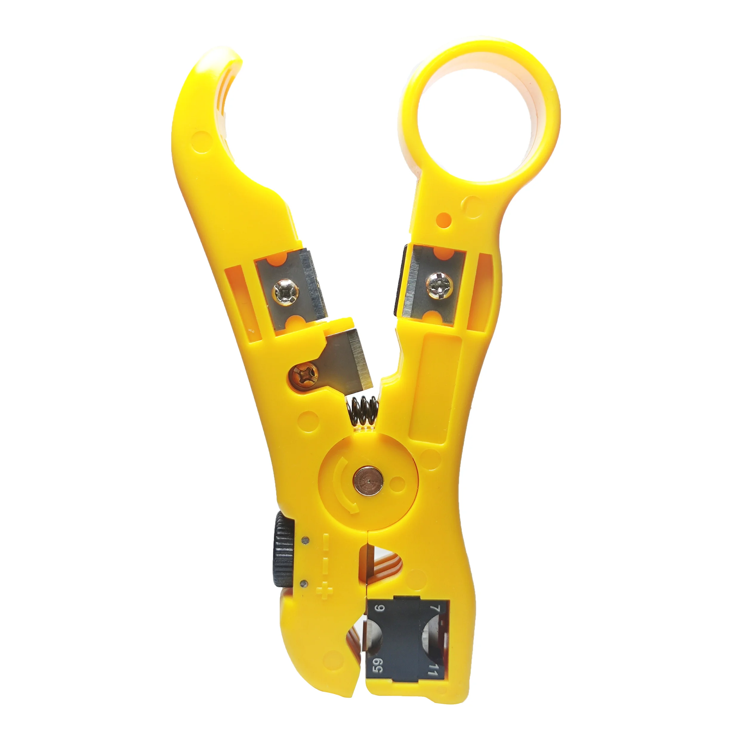 

RG6 RG59 RG7 RG11 CAT5e CAT6 Speaker Cable Stripper Tool Multifunction Pliers Network Tools