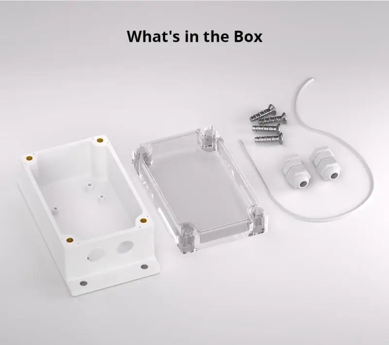 1-2pcs SONOFF IP66 Waterproof Switch Box Cover For Sonoff Basicr2 Basicr4 Rfr2 Water-resistant Dust Proof Case