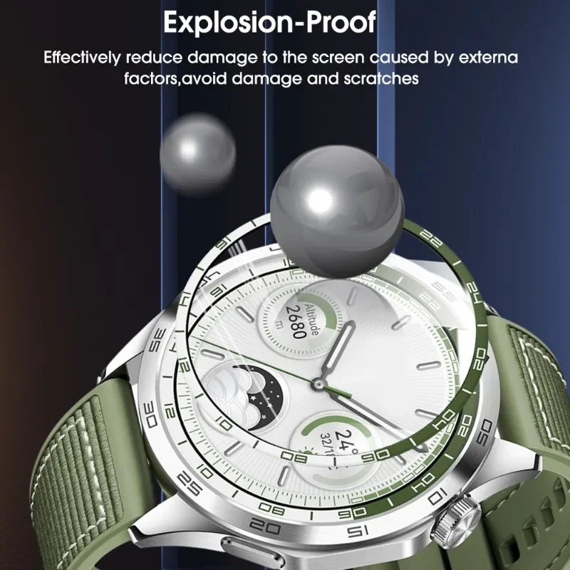 3D Curved Film for Huawei Watch GT4 46MM Screen Protector Anti-scratch Protective Cover Film for Huawei Watch GT 4 Not Glass