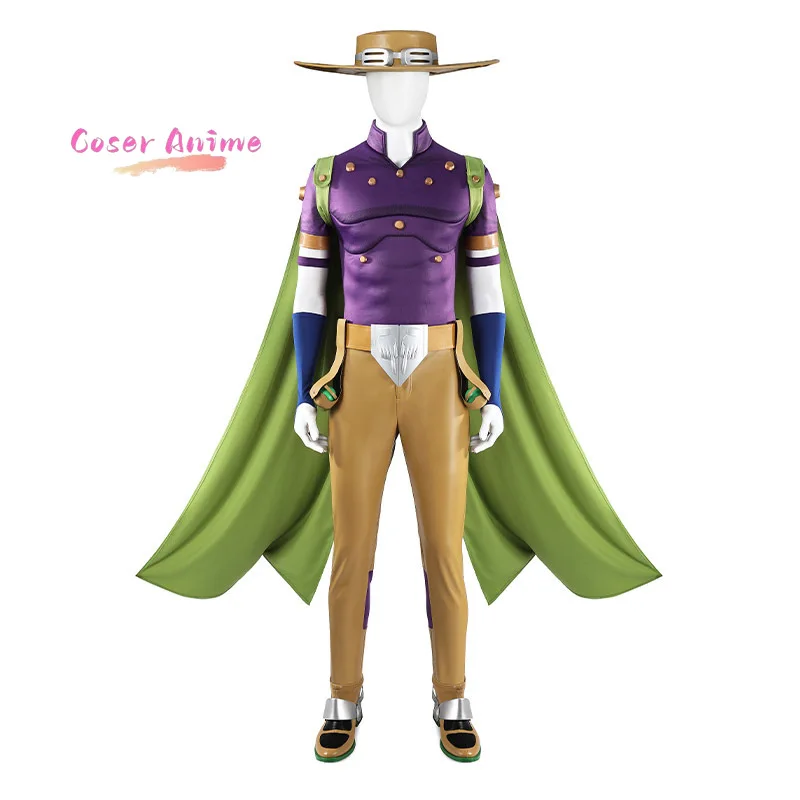 

JoJo's Bizarre Adventure Julius Caesar Zeppeli Cosplay Costume Uniform Halloween Carnival Party Christmas Play Role Clothes