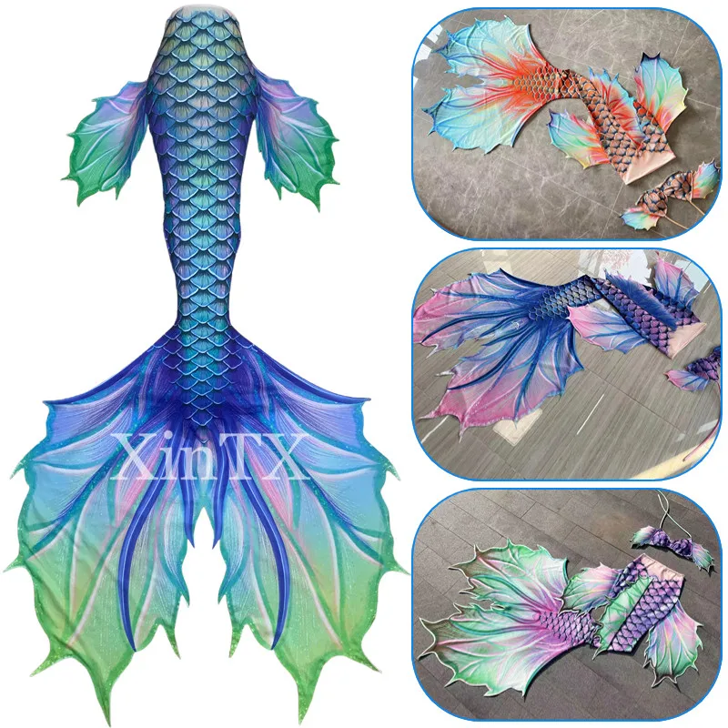 HOT Mermaid Tail Swim Adult Woman Bikini costume da bagno Aquarium Stage Show Summer Beach Resort Pool Party Cosplay Dress