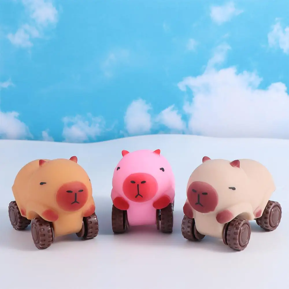 Stretchable Car Capybara Squeeze Toy High Elasticity Elongate Capybara Fidget Toy Soft Kneading Cute Pinch Toy Practical Jokes