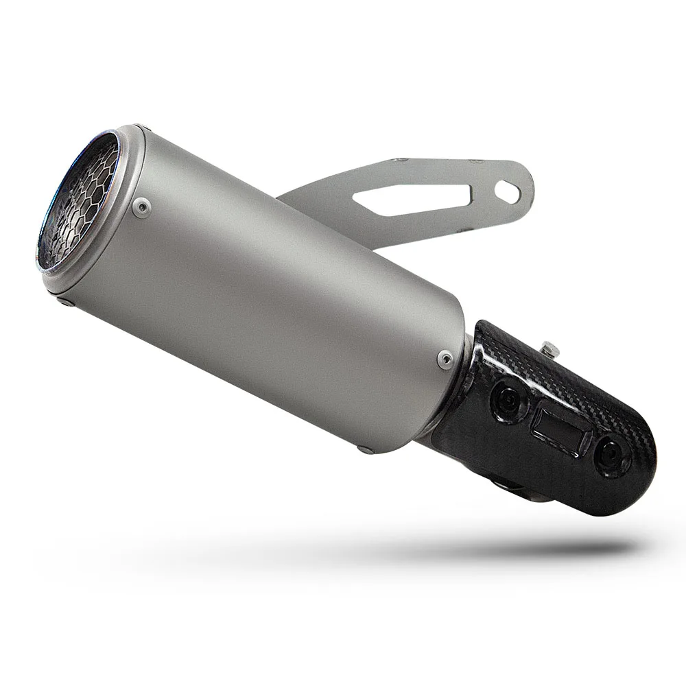 

STLFFor BMWs S1000RR S1000R 2019-2025 Motorcycle Exhaust Full Titanium Muffler Escape Racing Slip on Line with Carbon Cover Tail