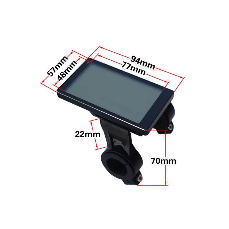 Electric Mountain Bike Controller M5 LCD Display DC 24V/36V/48V 250W-1000W Brushless Hub Motor Controller Kit