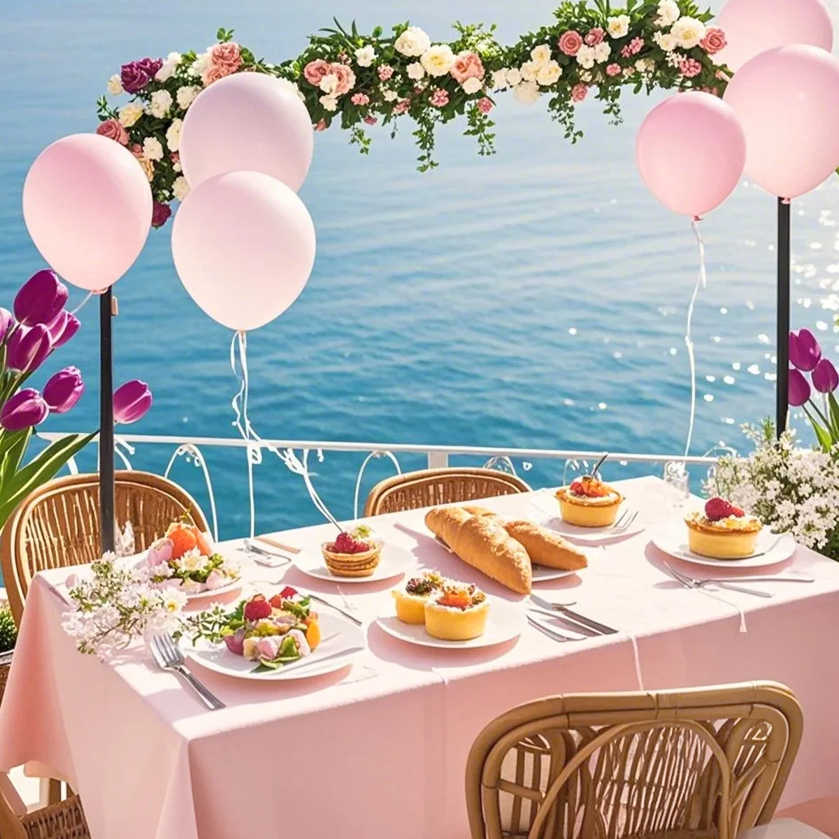 183 × 137 سنتيمتر الصلبة الوردي أغطية المائدة البلاستيك مفرش المائدة ل الزفاف الديكور الفتيات الكبار حفلة عيد ميلاد لوازم ديكور للطاولات