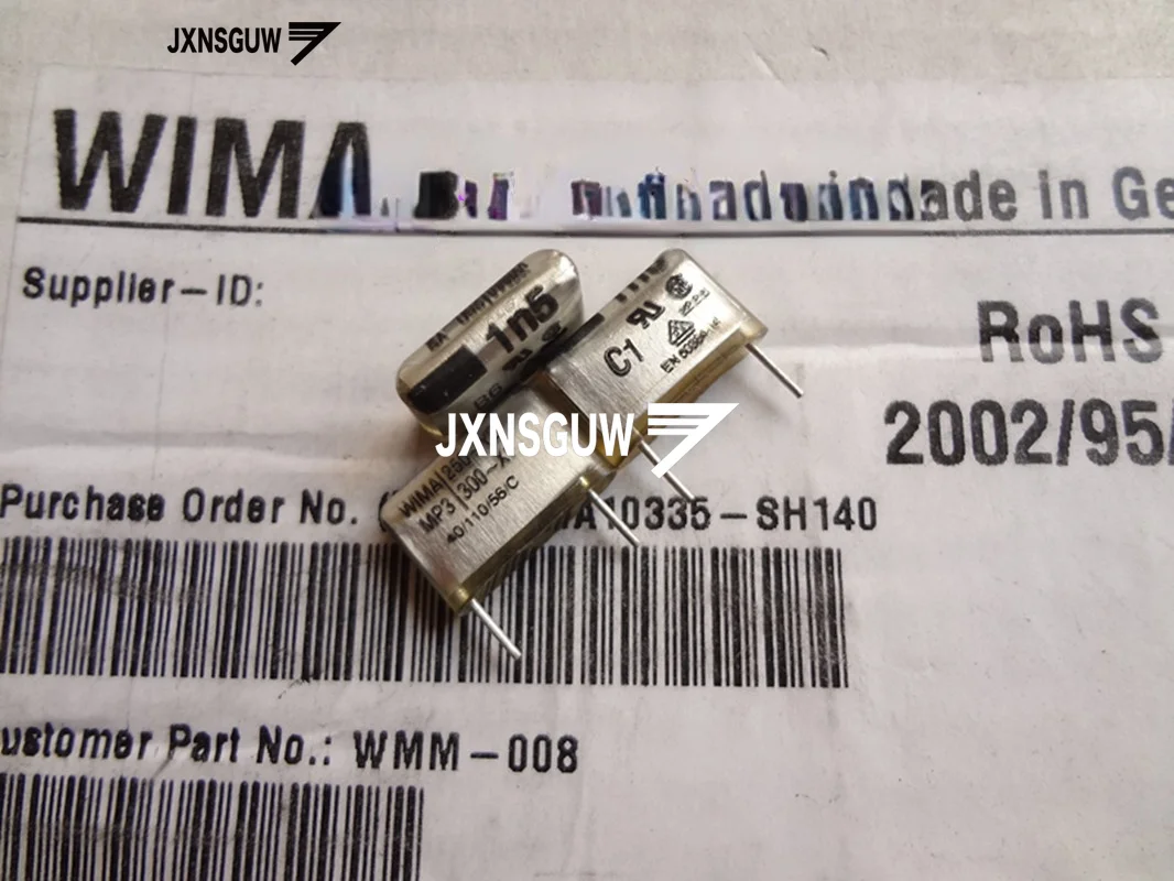 

10PCS Original WIMA MP3 0.0015UF250V P10MM Film capacitor 152/250V Electrolytic Capacitor 0.0015UF 1N5 250V Y2 1N5 300V X1 152