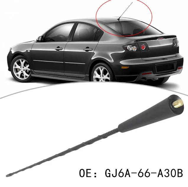 Car Radio Roof Antenna Mast Rod GJ6A-66-A30B For Mazda 6 2003 For Mazda 3 2004-2006 Auto Antenna Mast Accessories