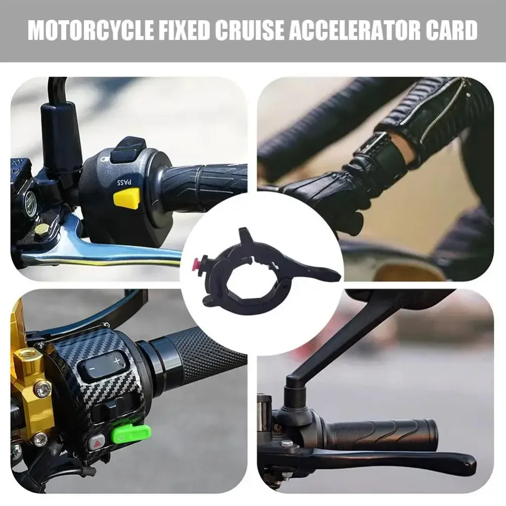 Universal Motorcycle Cruise Control Throttle High Grade Aluminum Lock Assist Retainer Wrist Grip Handle Bar for Motorbike