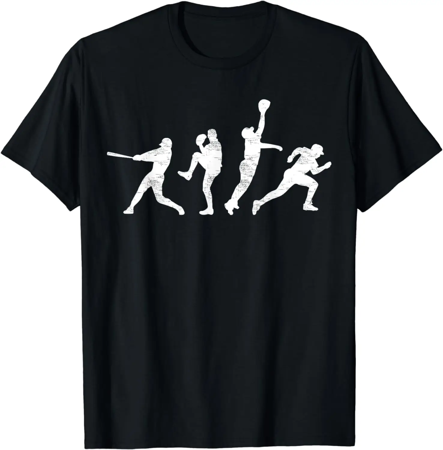 

Baseball Vintage | Retro Catcher Pitcher Batter Tee T-Shirt