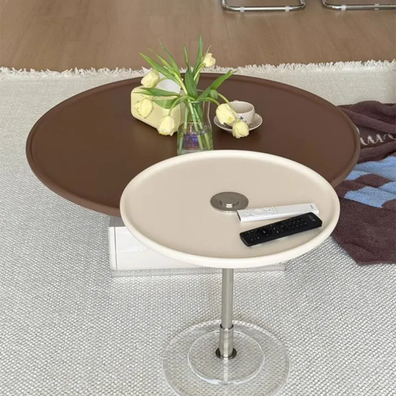 Designer de armazenamento mesa café sala estar design simples mesas café redondas base moderno e minimalista mesa centro móveis casa