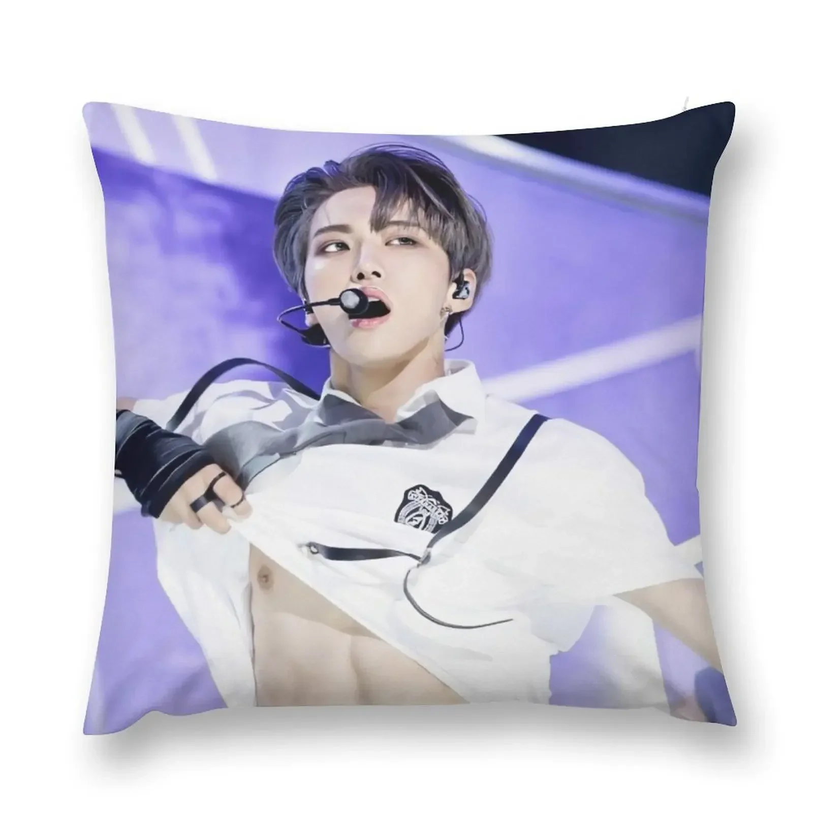 Seonghwa ATEEZ ZERO FEVER Part2 Throw Pillow Sofa Covers For Living Room Decorative Cushion autumn decoration pillow