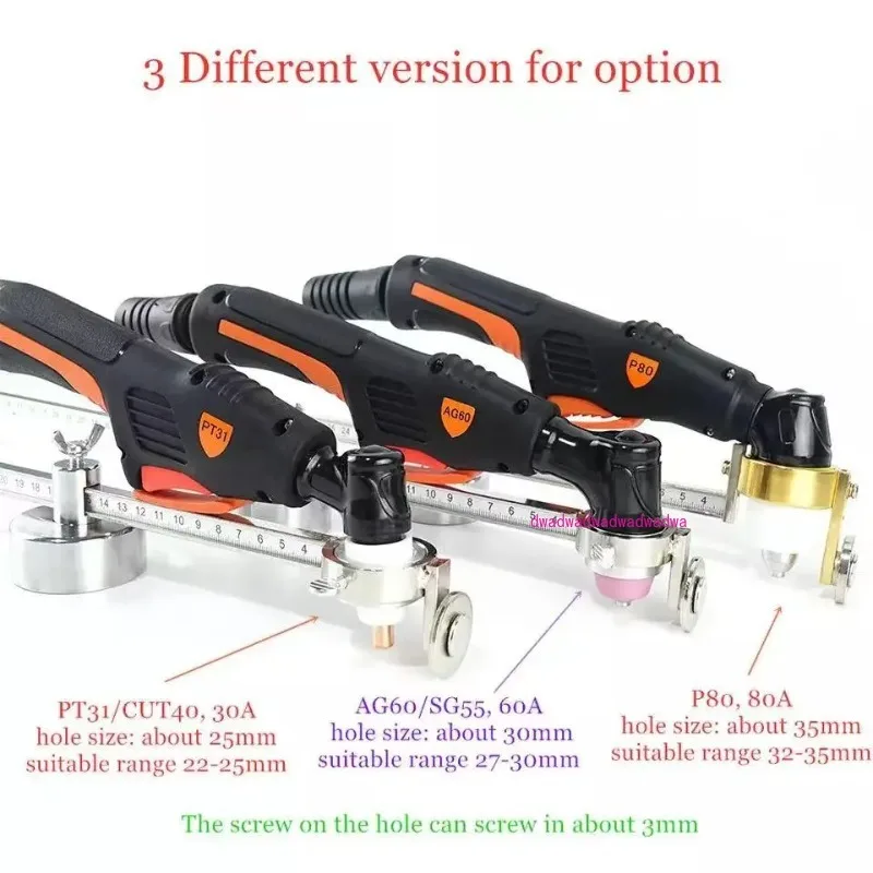 

CUT40 PT31 AG60 SG55 P80 Plasma Torch Adjustable Cutting Compass Magnetic Circle Cutter Circinus Roller Guide Wheel