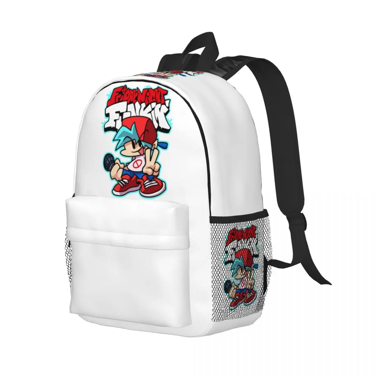 

Friday Night Funkin Backpack Student Boys Girls BookBag Children School Bag Laptop Shoulder Bags for Men Women