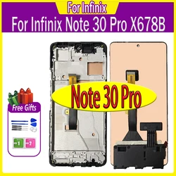 6.67“LCD For Infinix Note 30 Pro x678B LCD Display Touch Screen Digitizer Replacement For Infinix Note30 Pro 30Pro Display