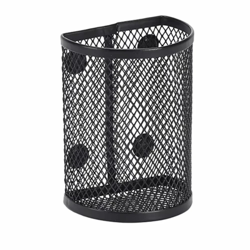 Boîte de rangement magnétique grande capacité, panier de rangement magnétique en maille avec aimants