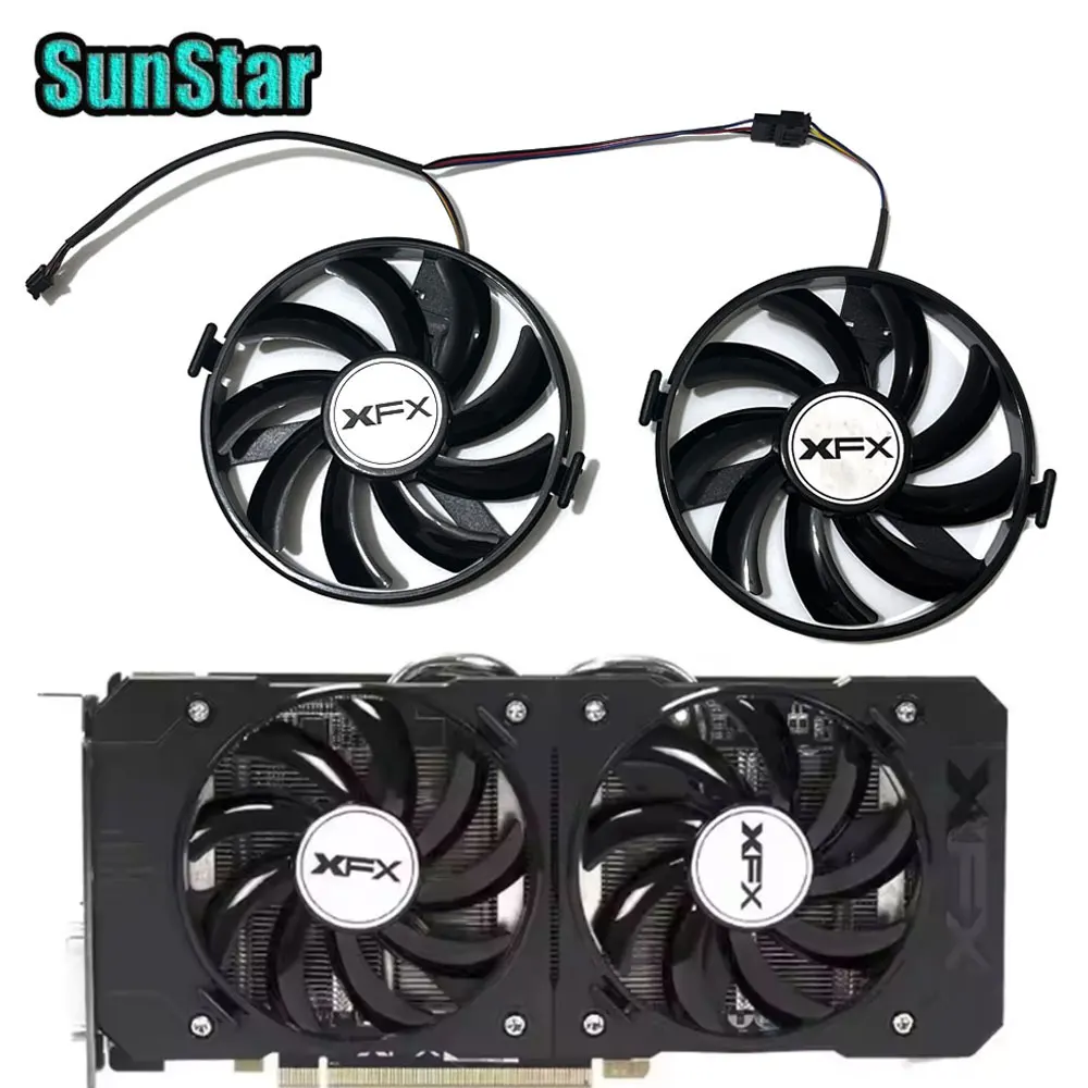 Cooelr NEW R9 380 X R7 350 370 FDC10U12S9-C Video Card Cooling Fan For XFX Radeon R9 380 380X 370 370X RX460 560 R7 350 GPU Fan