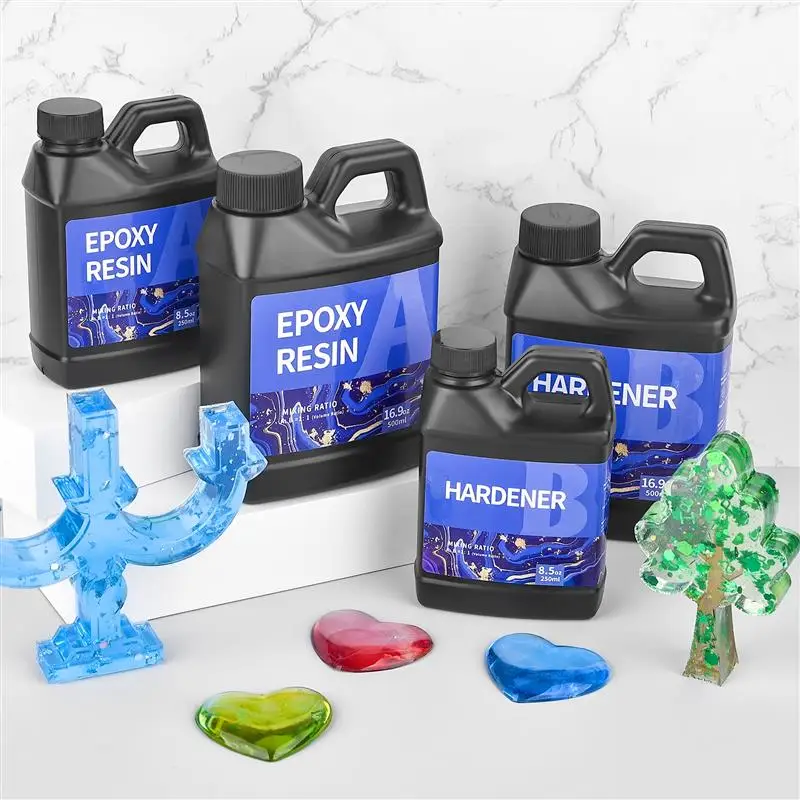 1:1 AB Crystal Clear Epoxy Resin Glue High Adhesive Hardener Art Craft Casting DIY Epoxy Resin Mold Jewelry Making Supplies ﻿