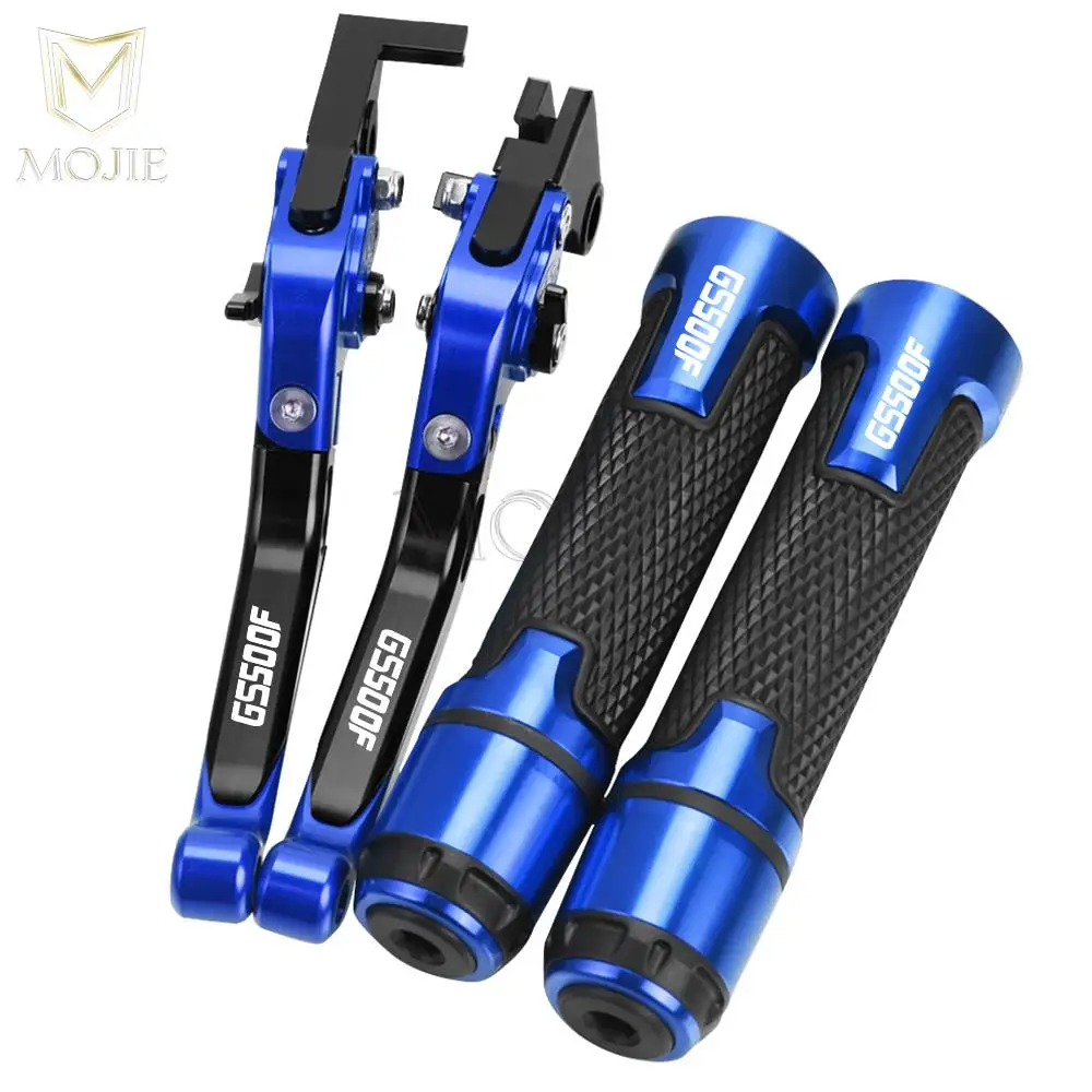 For SUZUKI GS500F GS 500F GS-500F GS500 F 2004 2005 2006 2007 2008 2009 Motorcycle Brake Clutch Levers Handlebar Hand Grips Ends