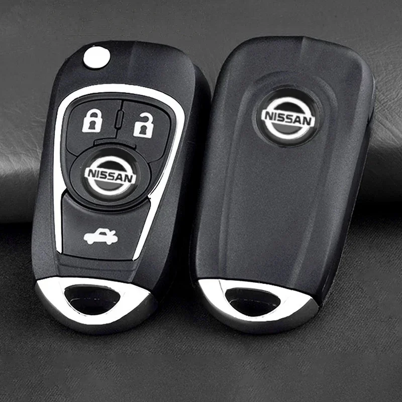 3pcs 14mm Car Key Logo Emblem Decorative Sticker for Nissan Tiida Sentra Teana X Trail T30 T32 Almera Qashqai J10 J11 Leaf Juke