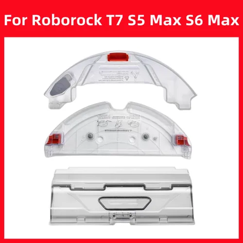 Roborock S5 Max S6 MaxV S6 PURE T7 로봇 진공 청소기 액세서리, 물 탱크 먼지 상자 걸레 랙 걸레 천 교체 부품 