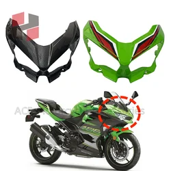 Front Head Upper Nose Fairing Headlight Deflector Plate Shroud Cover Cowling For Ninja400 NINJA250 2018 2019 2020 2021 2022 2023