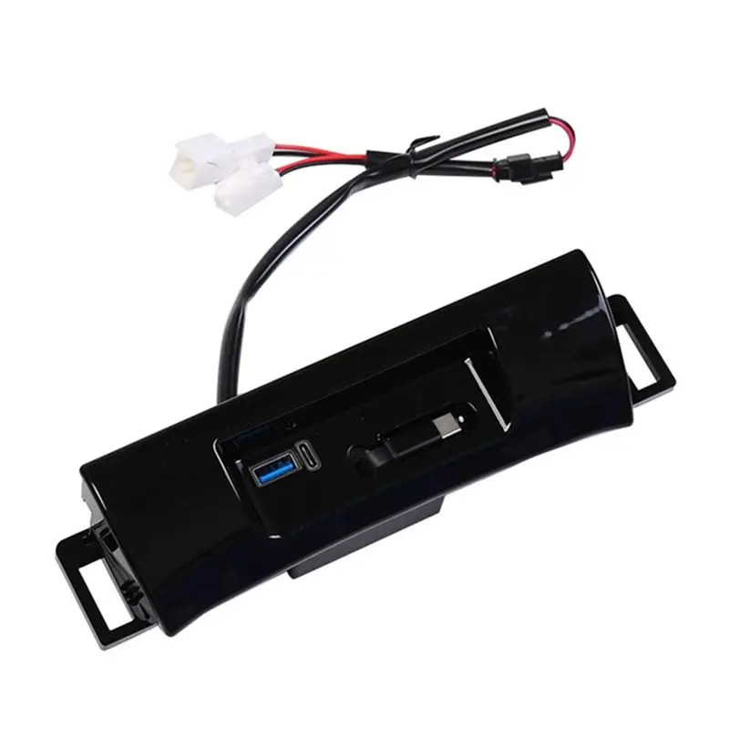 

USB-центр быстрой зарядки для центральной консоли Toyota Alphard/Vellfire с выдвижным кабелем для сверхбыстрой зарядки