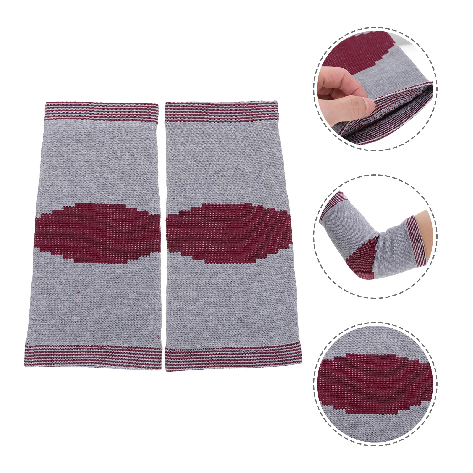 

1Pair Elastic Breathable Elbow Sleeve Support Protective Sports Elastic Dry Fit Comfortable for Basketball Baseball Tennis