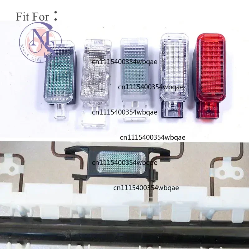ZOCI-2pcs car rear multicolor light led footwell light Bracket lamp holder for Golf 8 MK8 A4 A5 565 881 547