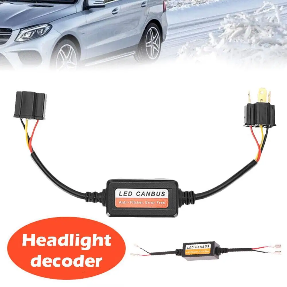 LED Canbus Decoder Car Headlight Decoder Headlights H7 H11Fault Free H4 H1H3 Eliminator H9 Accessorie Error Resistor Automo F8K6