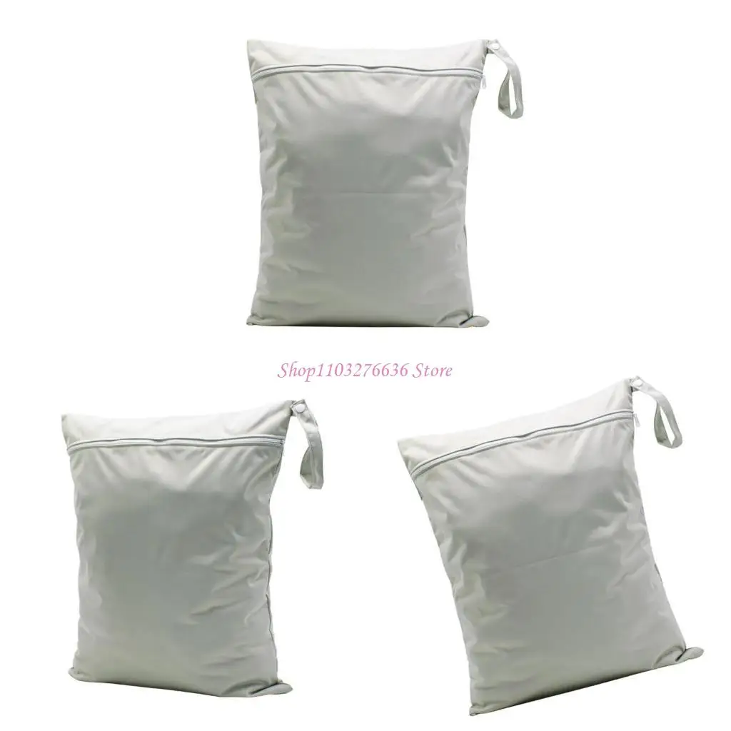 

R6FD Baby Diaper Bags Large Capacity Laundry Bag Splashproof Strollers Hanging Bag Nappy Pouches Storage Bag