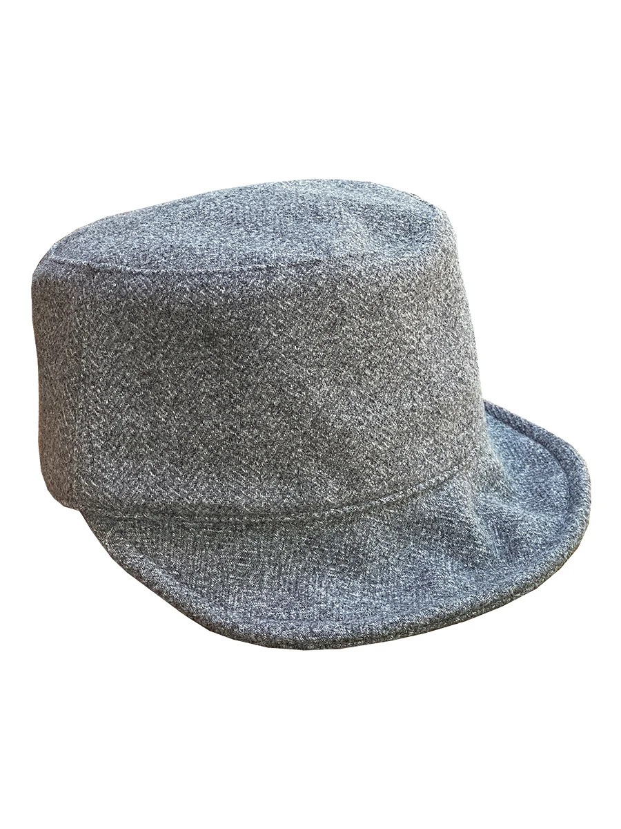 High-Quality Woolen Hat for Women, Face-Slimming Duckbill Cap, British Style Woolen Sun Hat for Women