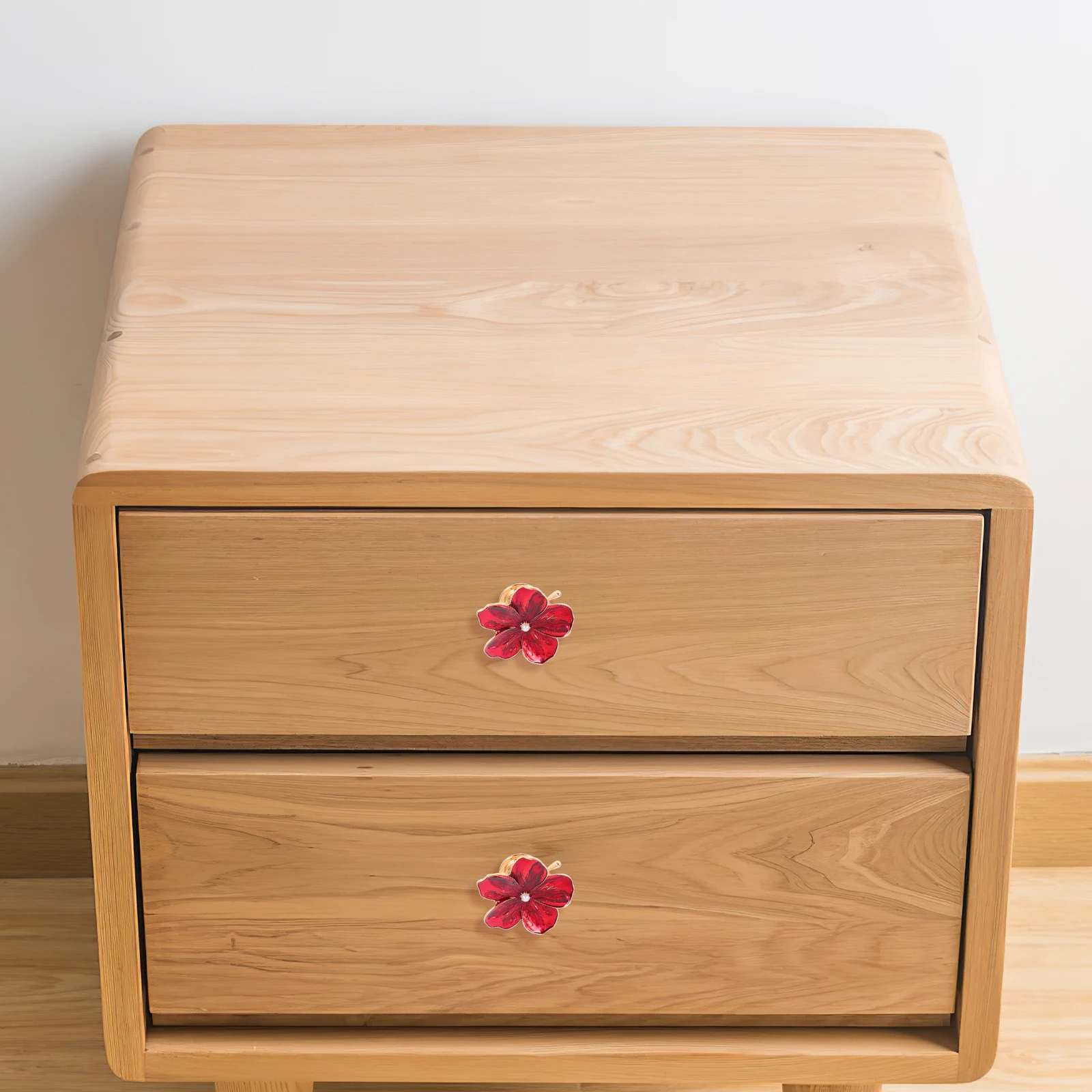 

Flower Handle Drawer Knob Dresser Pulls Cabinet Knobs Decorative Cupboard Furniture