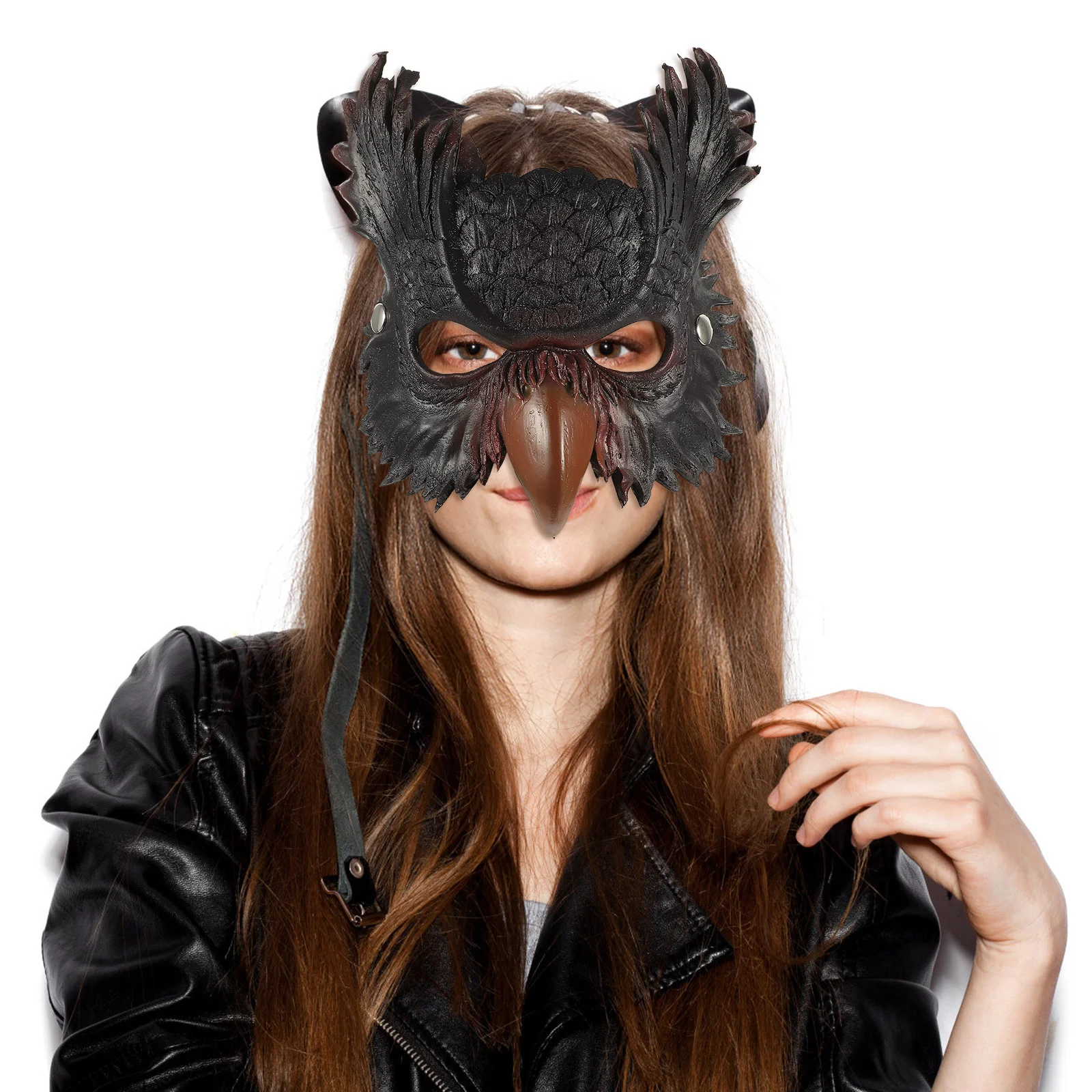 Uil Cosplay Maskers Carnaval Kostuum Rekwisieten Sfeer Dansfeest Aankleden Vakantie Halloween Dierenman