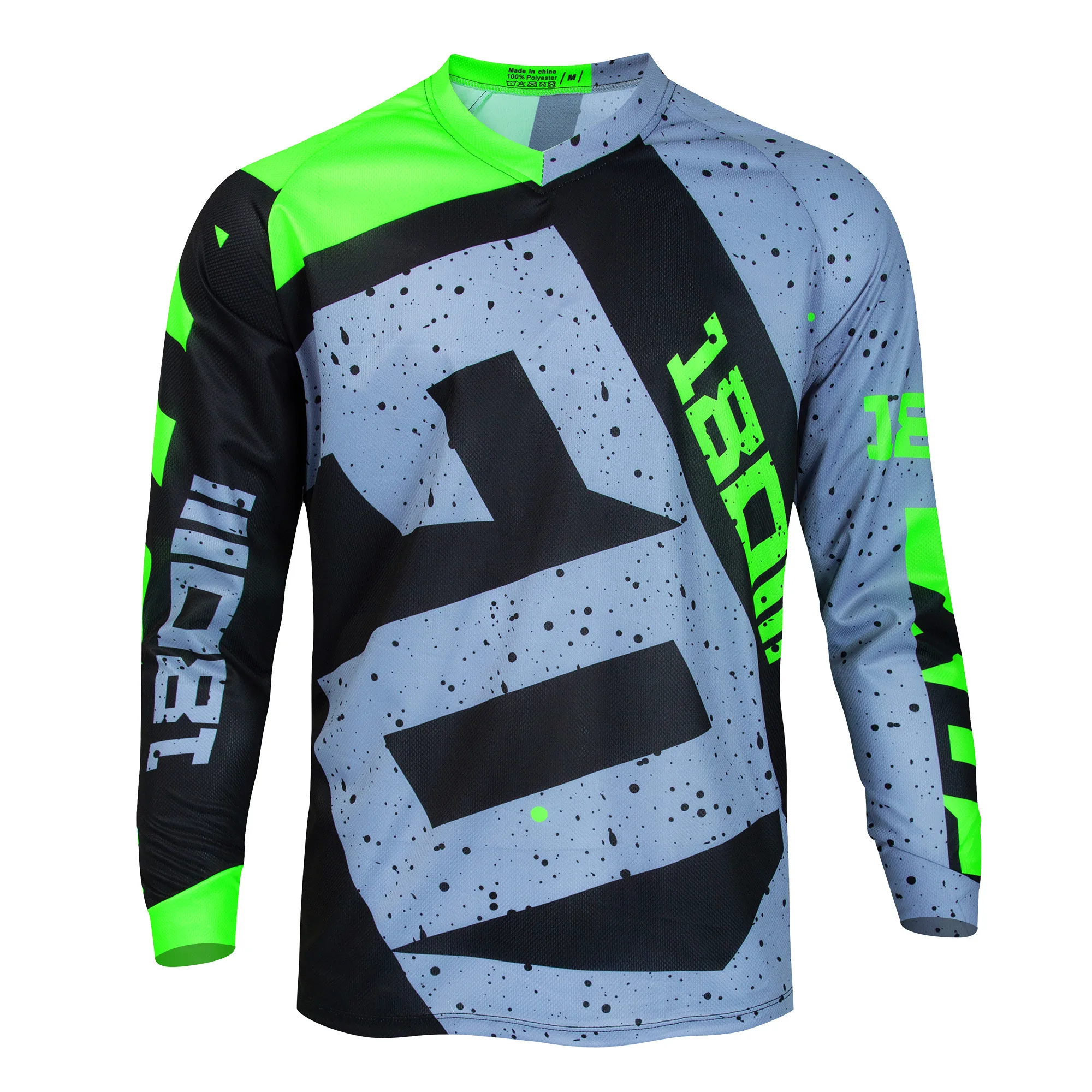

Fualrny Men Cycling Jersey Quick Dry, Moisture Wicking.Breathable Long Sleeves MTB Mountain Bike Shirt For Biking & RidingSports