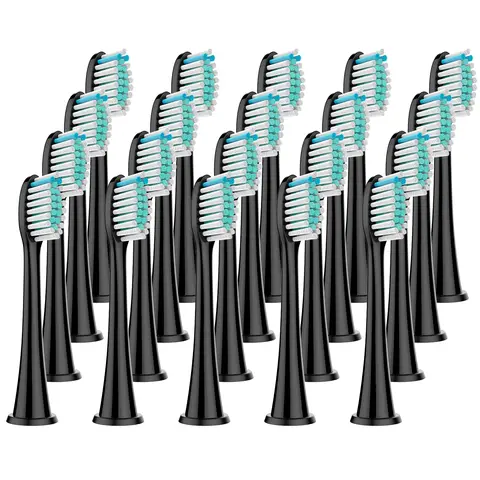 필립스 Sonicare DiamondClean HX3/HX6/HX9 시리즈 전동 칫솔 헤드 HX6064와 호환되는 교체용 브러시 헤드