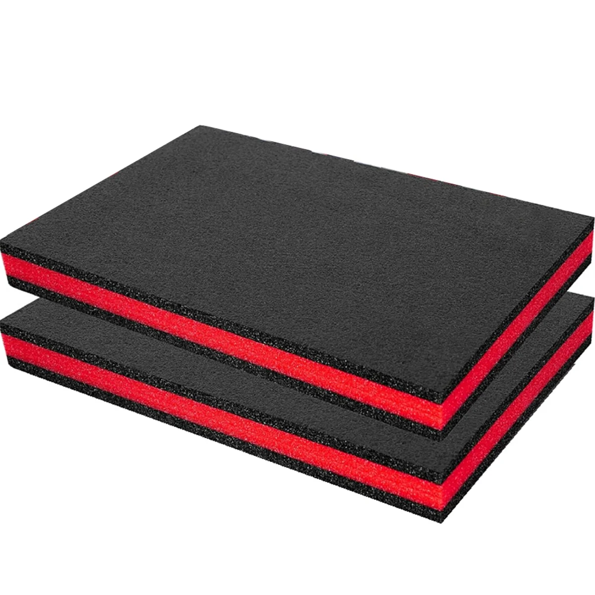 A83Z 2PCS Customizable Foam Sheets for Toolbox Organization, Shock-Absorbing Protection 400x300x50mm